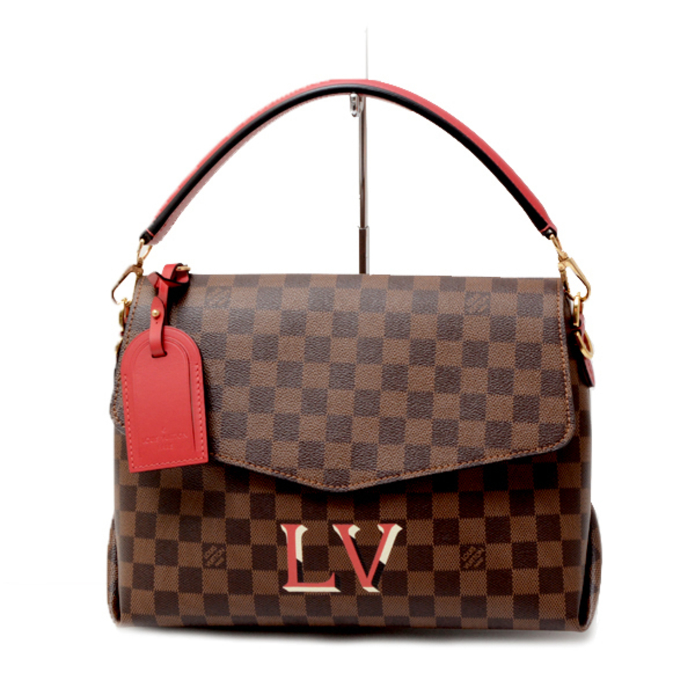 Louis Vuitton bag Damier shoulder 2-way Ebene Brown Beaubourg